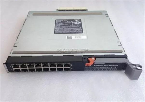 Used Dell 10G-Ptm Poweredge M1000E 16 Port 10Gb Ethernet Pass Through Module qy