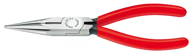 Knipex 2501125 Chain Nose Side Cutting Pliers (Radio Pliers) Plastic Coated 5 In