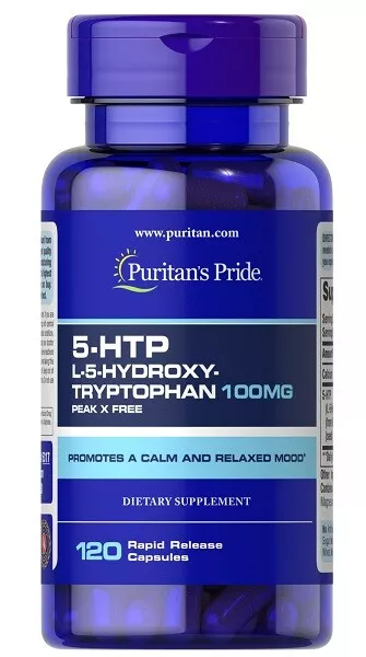 5-htp 100 mg 120 Kapseln Stimmung und Schlaf Support Puritans Pride