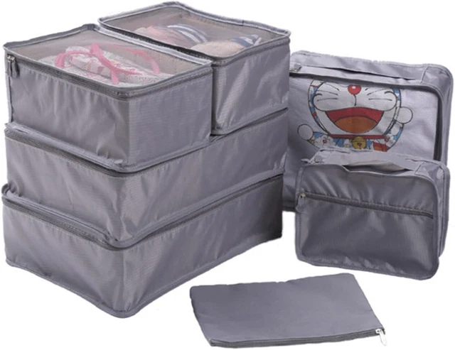 Set Organizer Valigia 12 Pezzi - Cubi Da Viaggio Per Vestiti E Accessori - Foto 12