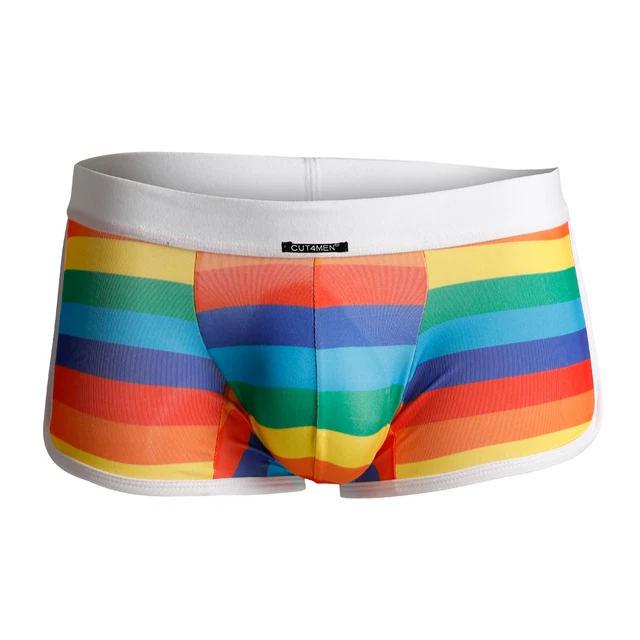CUT4MEN - Athletic Trunk Arcobaleno S - XL Designer Pantaloni Sexy Comodi