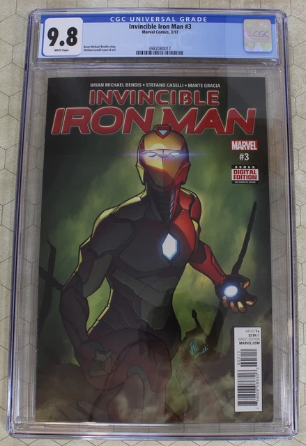 INVINCIBLE IRON MAN #3 CGC 9.8 (2017) 1st Riri Williams Ironheart Armor! (Marvel