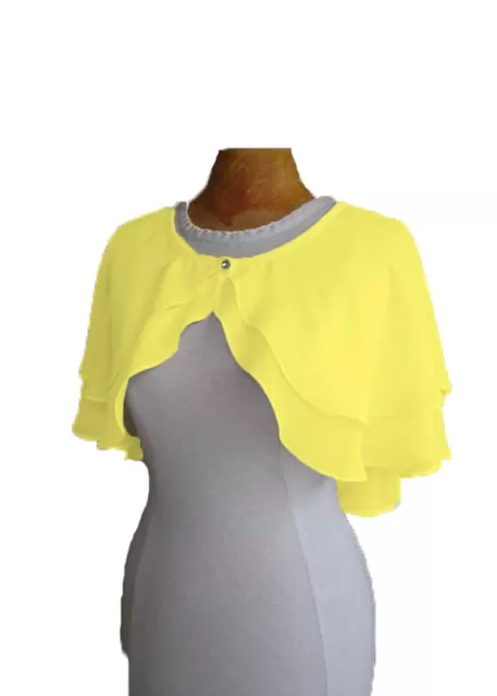 Camiseta sin Mangas Tribal Danza Chifón Peplo Top Amarillo Mujer Ropa Casual C40