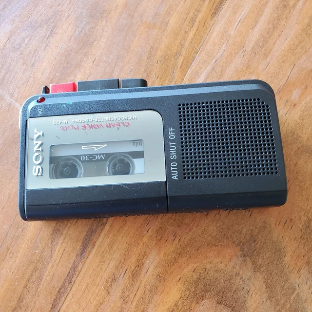 SONY M-470 Clear Voice Plus Handheld Microcassette Voice Recorder NOT WORKING