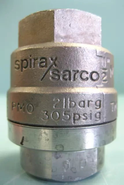 1/2" NPT Spirax Sarco MST21 Steam Trap Stainless Steel H8