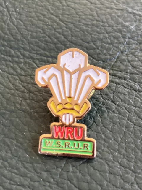 Official WRU Pin/Lapel Badge - W.S.R.U.R - Wales Rugby