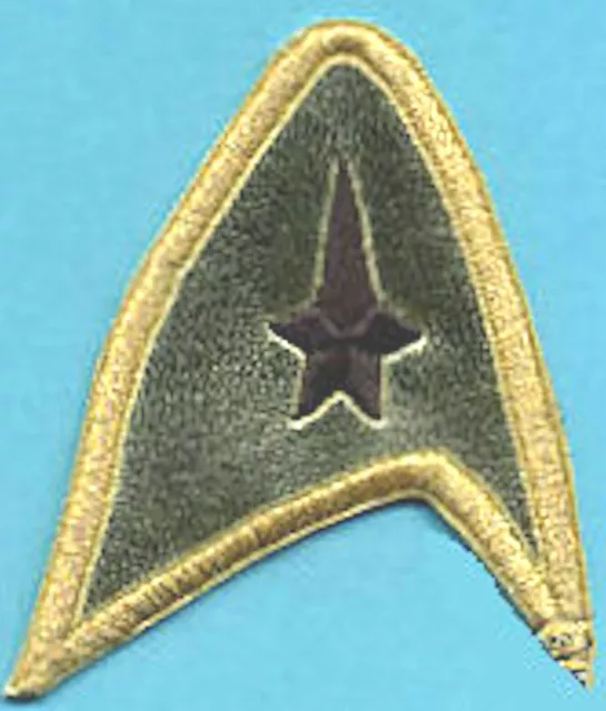 Classic TOS Star Trek Command Insignia Patch  -- THE CAGE