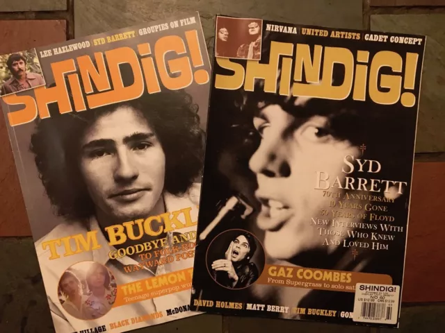 Shindig Music Magazine #60 & 61 Syd Barrett Pink Floyd Two-Part Article 2016 Nm