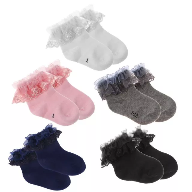 Cotton Socks for Baby Girls Socks Lace Princess Spring Infant Babe Socks