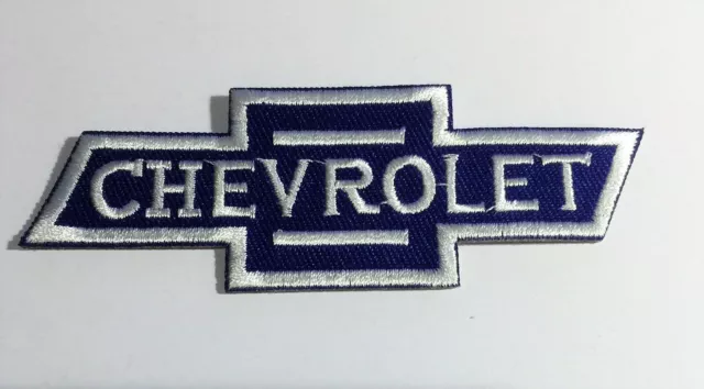 Chevrolet Emblem, Sew/iron on cloth car patch, Muscle Car, Embroidered