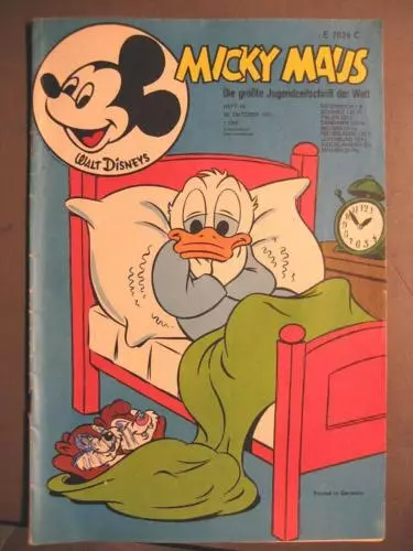Micky Maus 1971 Heft 44 Original Mit Sb Walt Disney