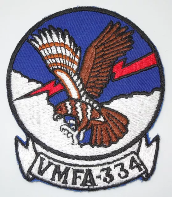 ORIGINAL VIETNAM WAR USMC Marine VMFA-334 Fighter Squadron Patch X255 ...