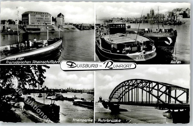 51545537 - 4100 Ruhrort Haus der Franzoesischen Rheinschiffahrt Hafen