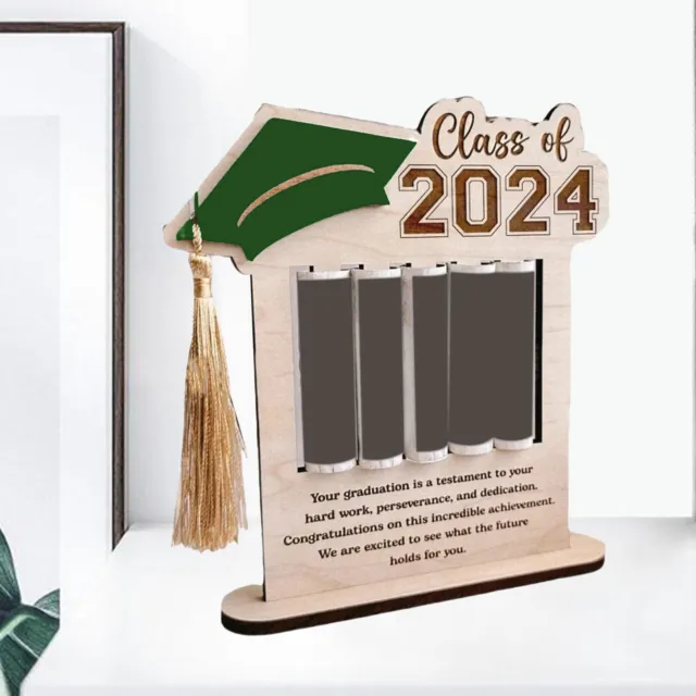 Adorno de graduación 2024 pastel con borla forma de soltero efectivo