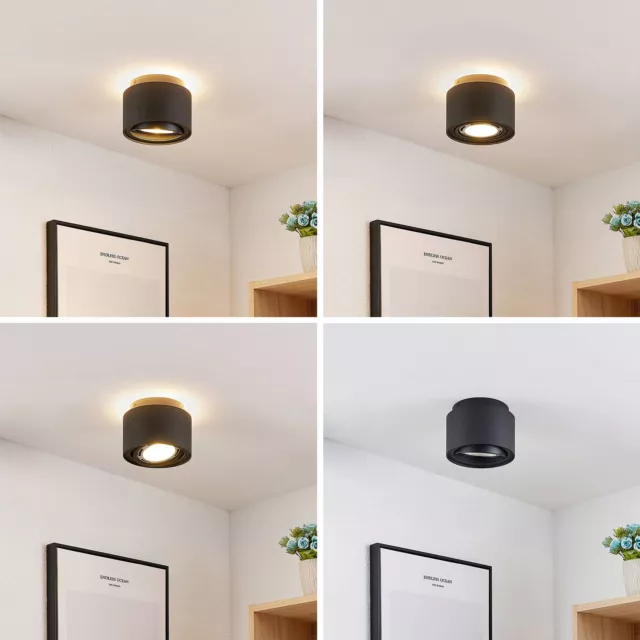 Arcchio Deckenlampe 'Talima' (Modern) in Schwarz aus Aluminium u.a. für