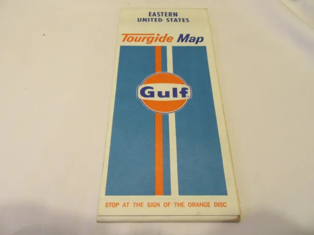 1972 Gulf Eastern United States Tourgide Map