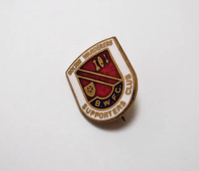 Bolton Wanderers - Old Enamel Supporters Club Badge.