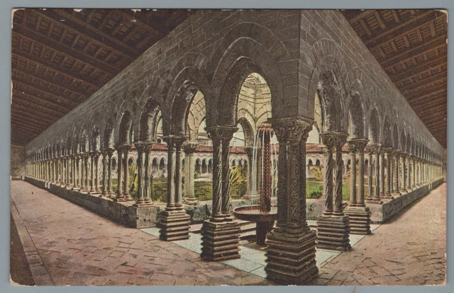 CR1383 - Cartoline Regionali: Monreale - Chiostro dei Benedettini - Nuova
