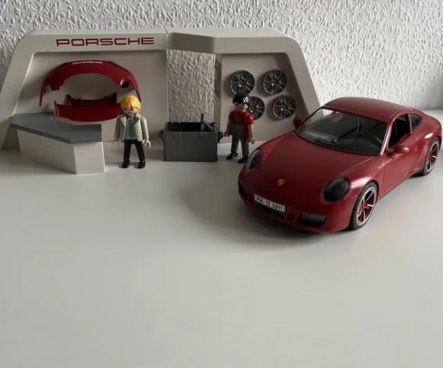 PLAYMOBIL PORSCHE 911 Carrera Red - Kids Toy Replica Roof Lights Workshop  3911 £50.00 - PicClick UK