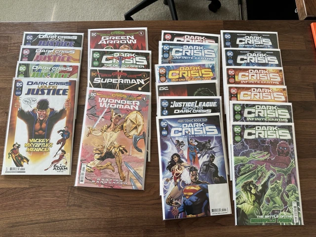 DC Comics Dark Crisis On Infinite Earths #1 2 3 4 5 6 7 Run Lot Series NM