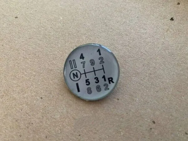Gearbox lever sticker MTZ (Original)