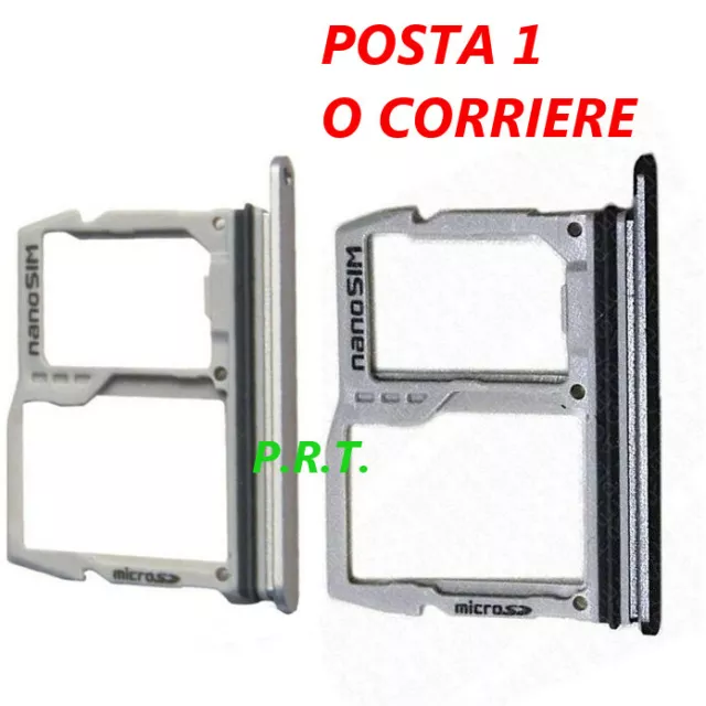 Carrello Porta Sim Slot Vassoio Slitta + Micro Sd Scheda Per Lg G6 H870  Posta 1