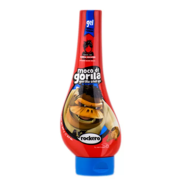 Moco De Gorila Gorilla Snot Gel Rocker Hair Red Squizz Mega Hold 11.9Oz