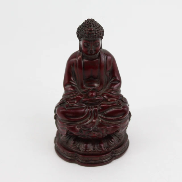 Statuette Bouddha Assis De La Fécondité Et Protection Des Enfants - Résine Marron - Neuf Avec étiquettes