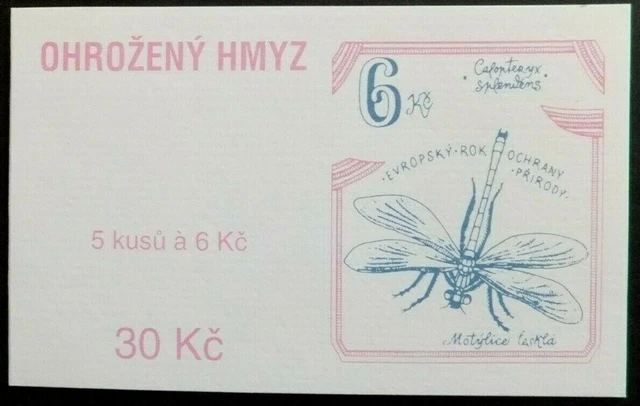 Postfrisches Markenheftchen aus der Tschechischen Republik mit der M.Nr.75./1995
