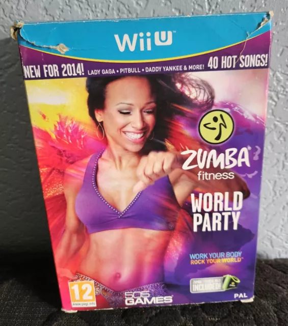 NINTENDO WII U GAME ZUMBA WORLD PARTY UK PAL VERSION BIG BOX