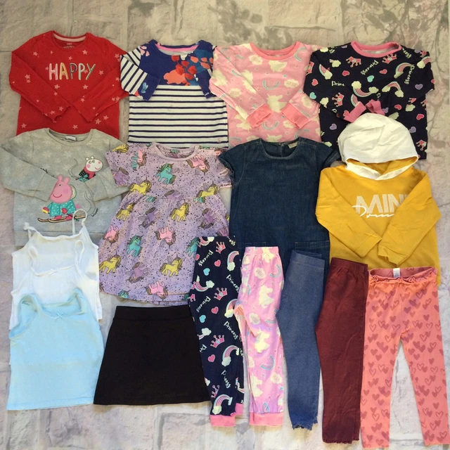 Girls Clothes Bunddle 3-4 Years Jumper Dress Tops PJ Sets RI Next TU George Etc