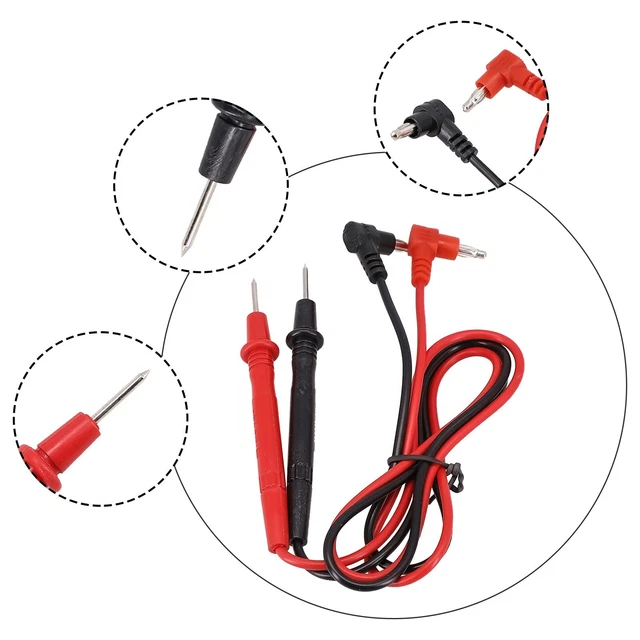 Kit D'aiguilles De Test Pour Multimètre - 16 Pièces, Fiable Et Pratique Pour Tous Vos Tests électriques