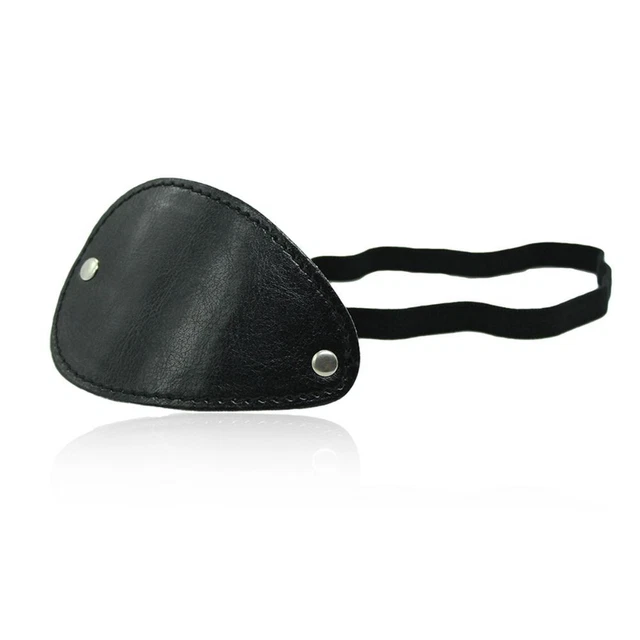 Maschera cosplay in pelle anime benda moda eyepatch forniture festival