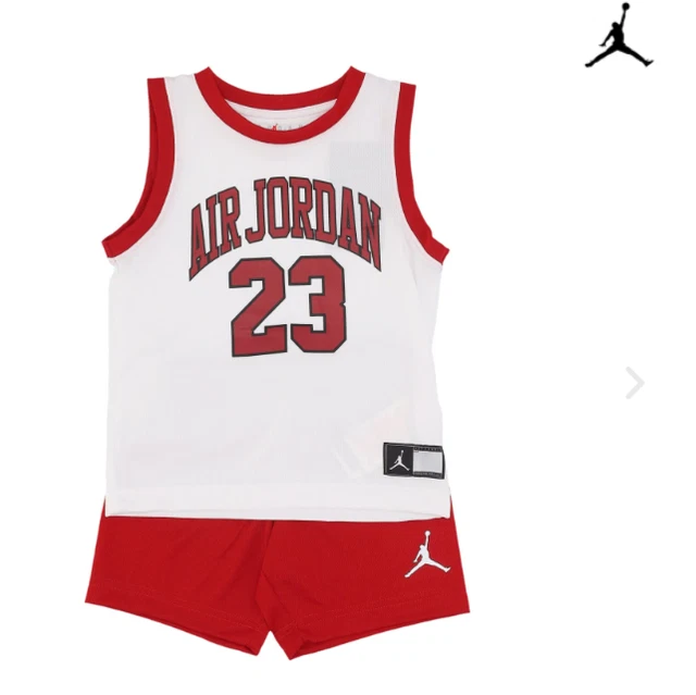 Completo Basket Jordan Bambino 3 - 4 anni - Nike - Bianco Rosso