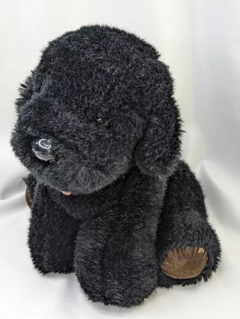 Dakin Black Dog Plush Puppy 10 Inch 1985 Stuffed Animal Toy 3