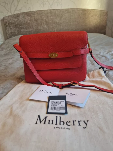 Mulberry, an embossed oak leather 'Bayswater Small' handbag. - Bukowskis