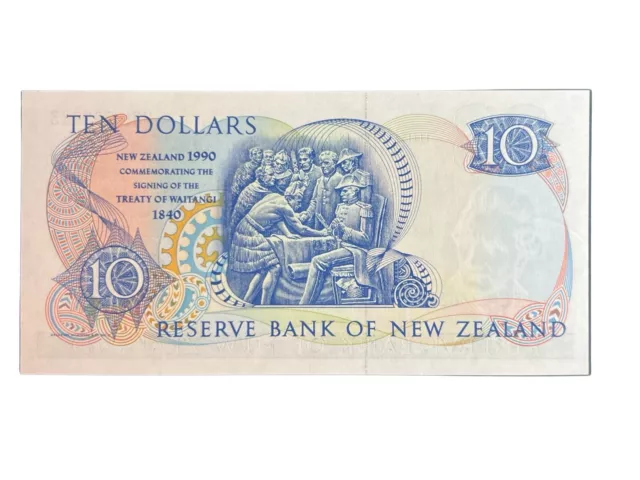 1990 $10 Reserve Bank of New Zealand Commemorative - Crisp Uncirculated - 0107 2