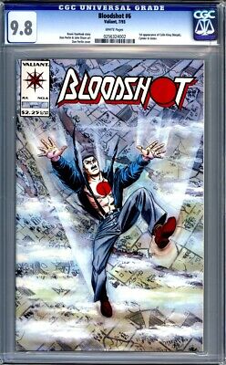 Bloodshot #6  1st Appearance of Ninjak  Valiant Comics   1st Print CGC 9.8