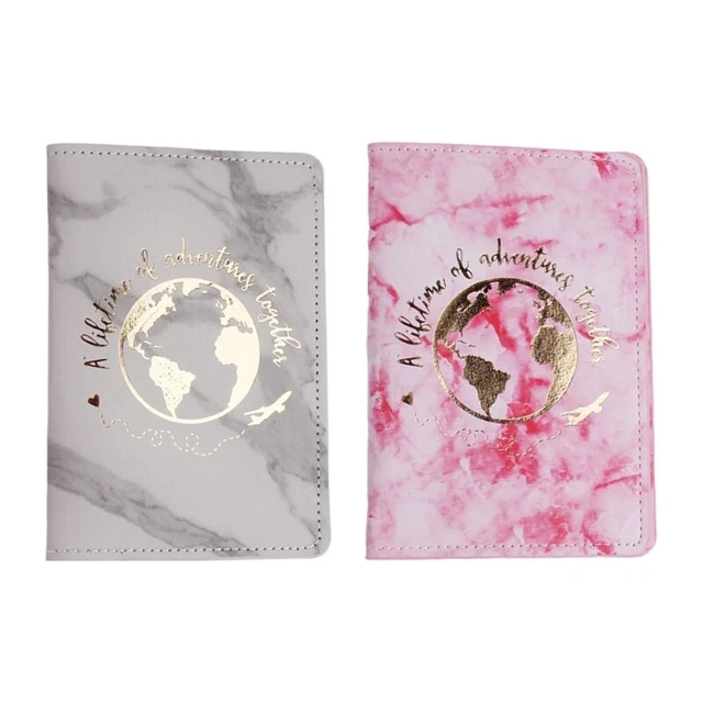 PU Leather Passport cover for Women Men Bride Travel Wedding Gift Lover Couple