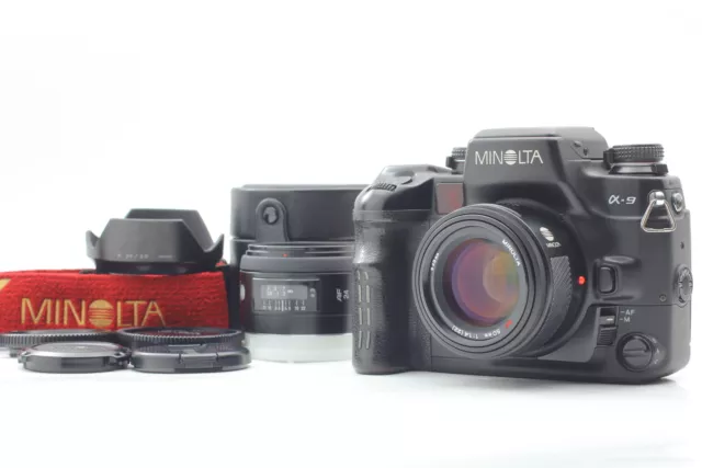 2Lens [MINT] Minolta α9 a9 Alpha Maxxum Dynax Film Camera AF 50mm 24mm FromJAPAN