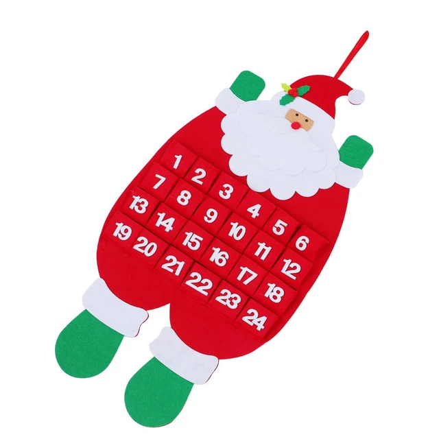Calendario de Adviento de Santa Christmas 2020 temeroso de Navidad cuenta regresiva - calendario