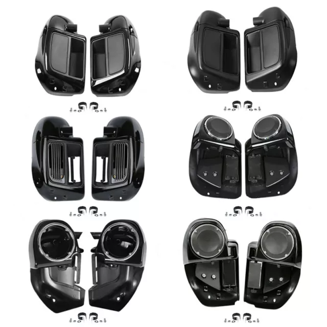 Lower Vented Leg Fairing Glove Box Speaker Pods Fit For Harley Touring 2014-2023