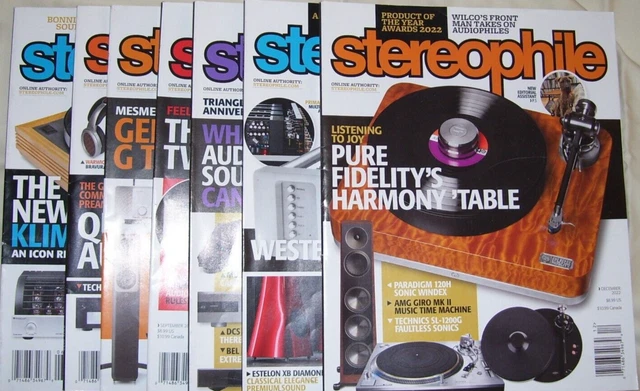 STEREOPHILE Magazine 7-2022  back issues STEREO AUDIO HI-FI MUSIC