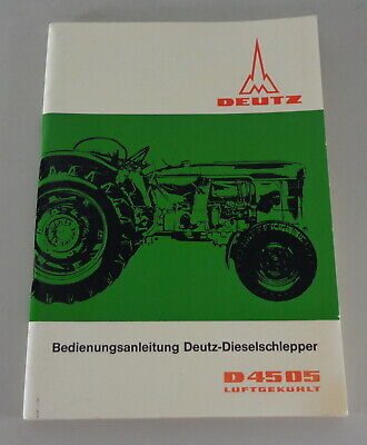DEUTZ Istruzioni Per L'Uso Catalogo Ricambi Deutz Bauernschlepper Di 1950 