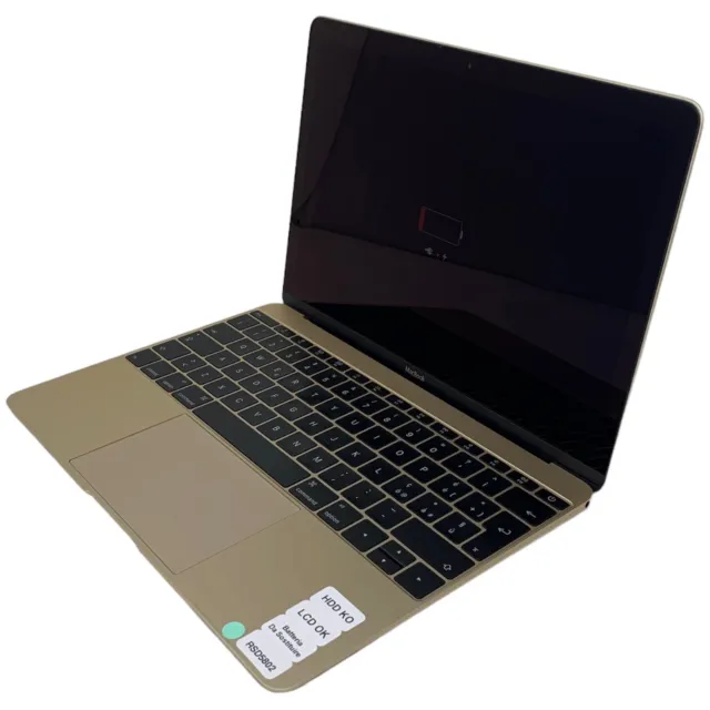 PC Portatile Notebook Apple MacBook Retina Usato 12” - LCD OK - Hard Disk KO