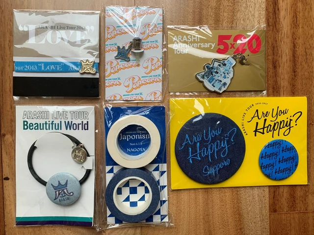 ARASHI TOUR 5X20, Japonism,Love,Popcorn,BW, AY HappyOHNO Official 