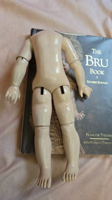Poupée Ancienne BRU Jne - Tête Biscuit 12 Cm - Reproduction Française