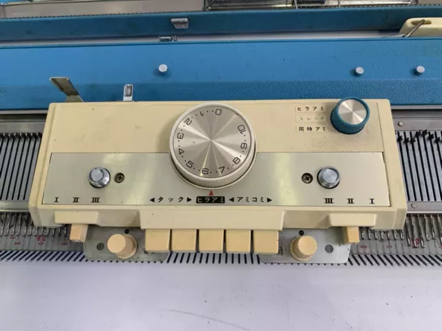Máquina de tejer Brother KH-588 artesanal tejer hilo Showa artesanía retro