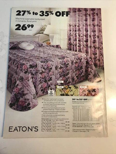 VINTAGE EATON'S CATALOG Winter 1976 in Original Wrapper Fashion 180 ...