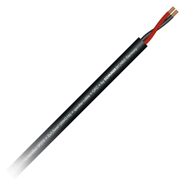Sommer Cable Sc-Meridian Mobile SP215 Noir 2x 1,5mm ² [ Ofc ] Haut-Parleur